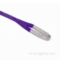 1ton Flat Webbing Sling met capaciteitsstrepen